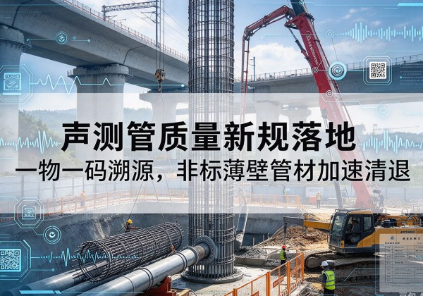 同江声测管质量新规落地，一物一码溯源，非标薄壁管材加速清退
