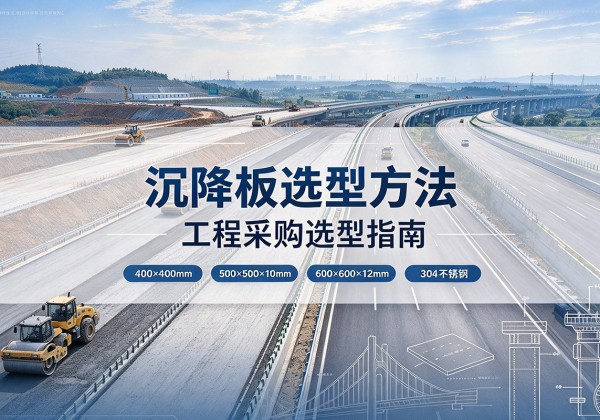 同江沉降板选择方法